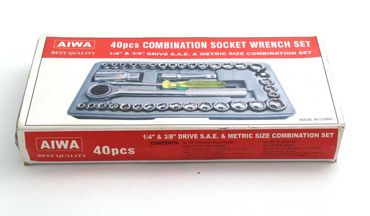 Fix Every Thing With AIWA 40 PCS. TOOL SET